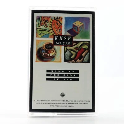 KKSF 103.7 FM Sampler for AIDS Relief Vol. 4 (Cassette Tape, 1993) CDKKSF17-4 - Image 1 of 4