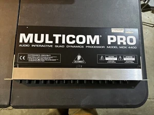 Behringer MDX 4400 Multicom Pro Audio Interactive Quad Dynamics Processor - Picture 1 of 11