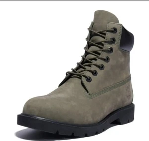 Timberland PREMIUM 6-Inch Waterproof Boots Shoes ARMY GREEN SZ 10 - Picture 1 of 8