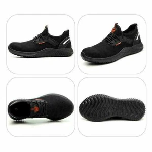 Safety Shoes Mens/Women Lightweight Steel Toe Cap Work Shoes Trainers Boots JG41 - Picture 1 of 9