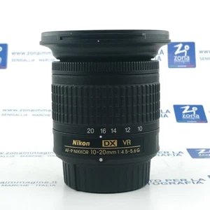 Obiettivo NIKON AF-P 10-20 mm f4.5-5.6 G VR DX + garanzia usato - Foto 1 di 4