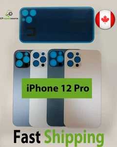 Objectif caméra arrière gros anneau trou cache cadre verre remplacement iPhone 12 Pro - Photo 1 sur 4