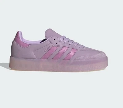 Adidas Sambae Mujer Tenis Zapatos Amados Púrpura/Ciruela en Polvo/Blanco roto Foto 1 de 4