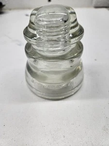 hemingray 45 glass Clear insulator - Picture 1 of 6