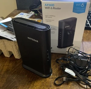 NETGEAR AX1600 WiFi 6 Router RAX5 Dual Band Gigabit 1.6Gbps Open Box - Picture 1 of 1