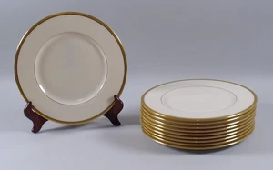 Lenox TUXEDO Porcelain Salad Plates Lot of 10 - Picture 1 of 3