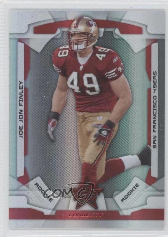 2008 Leaf Rookies & Stars Longevity Rookie Ruby /249 Joe Jon Finley #139 RC - Image 1 of 2