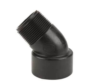 Banjo 45 Degree Poly Street Elbow 1-1/4" - SL125-45 - Image 1 of 4