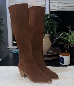 Botas hasta la rodilla Steve Madden Largo de cuero talla 7,5 - Imagen 1 de 20
