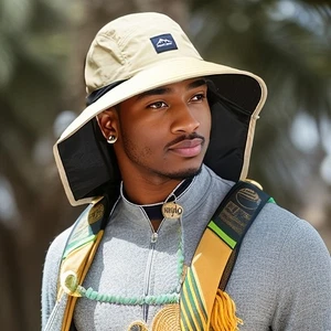 Unisex Outdoor Sonnenhut | Geeignet zum Angeln, Reisen, Camping und Wandern - Bild 1 von 15