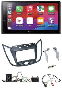 Pioneer DAB USB Lenkrad Bluetooth 2DIN Autoradio für Ford C-Max ab 2011 grau - Bild 1 von 11