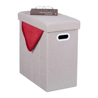 Sitzhocker Sitztruhe Falthocker Polsterhocker 48 L 150 kg Aufbewahrungshocker - Bild 1 von 4