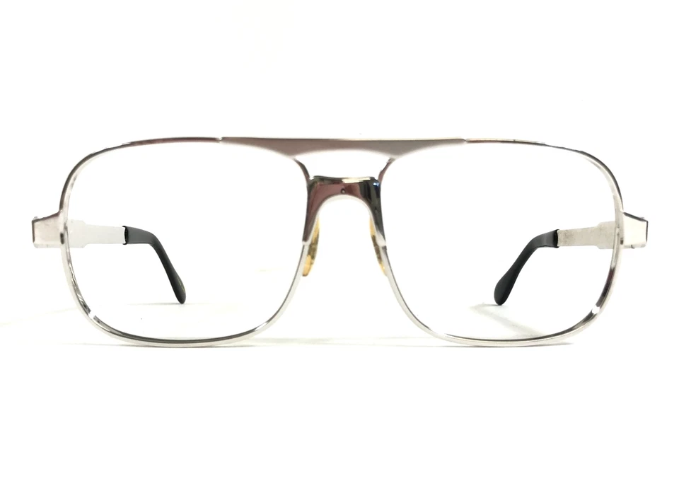 Zinco 眼镜框 C.3591 白卷镀金银色 Pilot 56-20-140 — 第 1/4 张图片