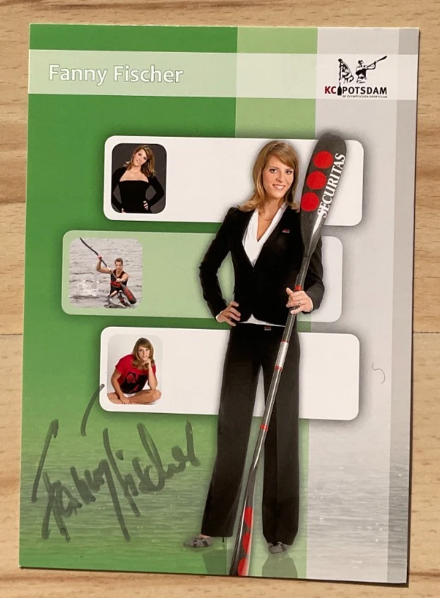 Fanny Fischer original signierte Autogrammkarte Ak Kanutin OS 2008 - Bild 1 von 1