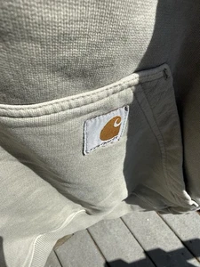 Carhartt Relaxed Fit Midnight Garment Dyed French Terry Graphic Sweatshirt Sz MD - Picture 1 of 8