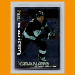 Tarjeta de hockey de platino Tony Granato #194 1995-96 Collectors Choice Players Club - Imagen 1 de 3