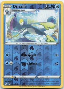 Drizzile 057/202 Reverse Holo SWSH01: Sword & Shield Base Set Pokemon Card NM - Bild 1 von 1