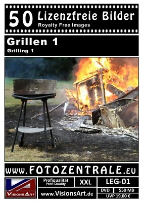 50 Lizenzfreie Profi-Bilder ! Grillen Essen Unfall ! Royalty Free ! Photoshop - Bild 1 von 2