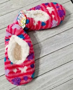 Butterfly Slipper Socks Soft No-Slip Girls Size 8-13 - Picture 1 of 1