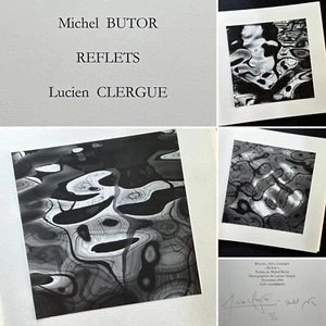 🌓 RARE Michel Butor Lucien Clergue Reflets 1/24 ex signé Fontaine Grand Palais - Foto 1 di 17