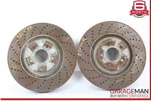 03-09 Mercedes W211 E55 AMG Front Right & Left Brake Rotors Disc Set OEM - Picture 1 of 23