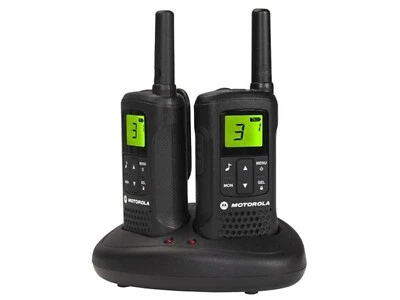 Motorola TLKR T60 2er Duo PMR  8 Kanal Funkgerät Walkie Talkie Ladeschale - Bild 1 von 2