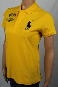 Ralph Lauren Yellow Gold Brazil Track Field Skinny POLO Big Pony NWT - Picture 1 of 1