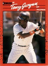 1990 Donruss #86 Tony Gwynn San Diego Padres Card GW1