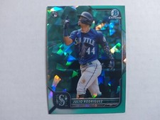 2022 Bowman Chrome Sapphire Julio Rodriguez Aqua /99