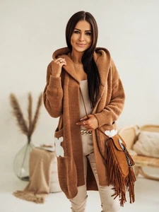 Cocomore High Quality Women’s Cardigan Sweater Coat With Hood Soft Warm One Size - Picture 1 of 3