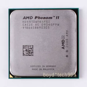 AMD Phenom II X4 810 Processor 2.6 GHz/4M/667 MHz(HDX810WFK4FGI)Socket AM2+ CPU - Picture 1 of 1