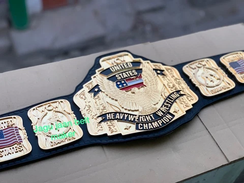WCW united states heavyweight  Championship Belt HD plates 6mm Cover