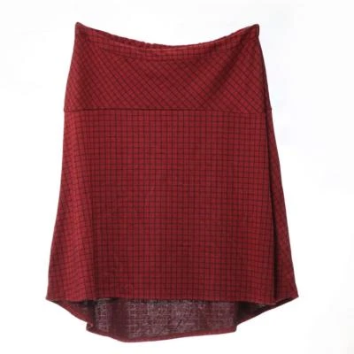  NY Collection Women's Red Printed A-Line Skirt Polyester NWT Size XL $54 - Image 1 of 3