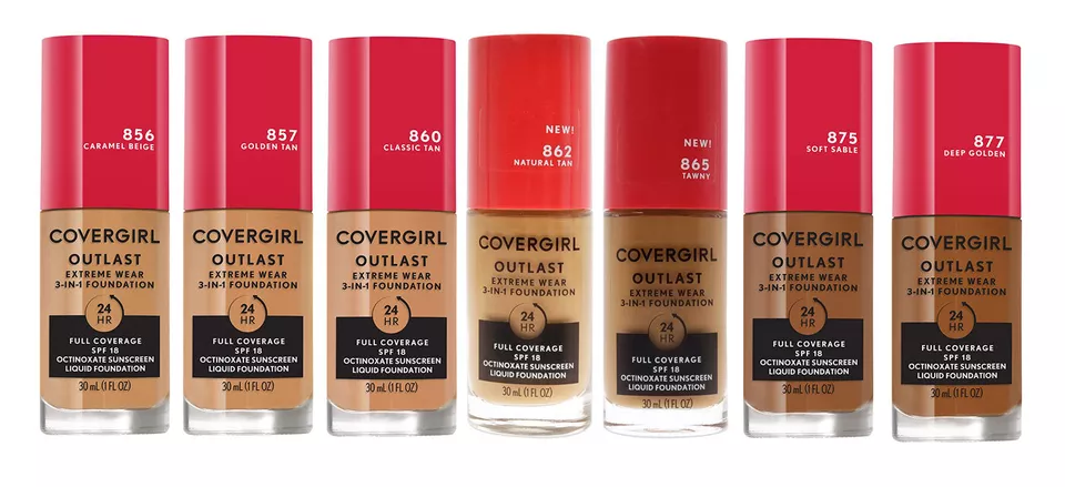 COVERGIRL Foundation, Outlast Extreme Wear 3-in-1 Full Coverage, EXP 22, READ DE - Image 1 of 3