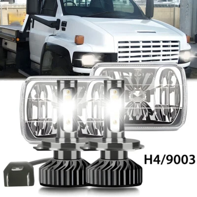 Par de faros LED de haz alto/bajo de 5X7" 7x6" para camioneta GMC TopKick C6500 C5500 C4500 Foto 1 de 4