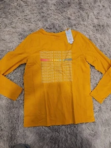 Girls 'Embrace Your Power' Size XXL (18) Long Sleeve Graphic T-Shirt Cat & Jack - Picture 1 of 4