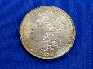 1887-P Morgan Silver Dollar CH-BU (611) - Picture 1 of 2
