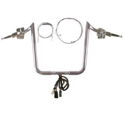Kit de barra PrimeApe 2008-2013 1 1/4" cromada 16" Harley Road Glide con crucero con ABS Foto 1 de 4