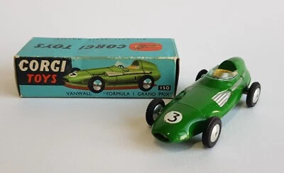 Corgi Giocattoli No. 150, Vanwall " Formula 1 Grand Prix " No. 3, Superbo Mint - Immagine 1 di 4