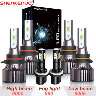 Kit de faros antiniebla LED 6000K para Cadillac DeVille 1998-2005 Escalade 2002 Foto 1 de 4