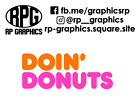 Doin' Donuts Sticker Joke Funny Drift Missile Skid Car JDM BMW RWD