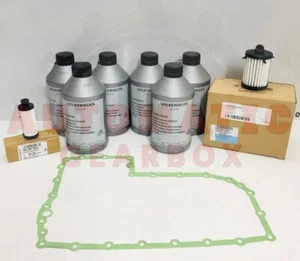 GENUINE AUDI VW 0CK 7 SPEED AUTOMATIC GEARBOX FILTERS GASKET OIL 6L SERVICE KIT - Picture 1 of 2