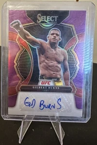 2023 Select UFC Gilbert Burns Auto Autograph /49 - Picture 1 of 2