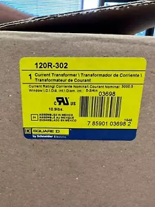 120R-302 ~ Square D 120R-302 Current Transformer 3000:5 600V ~ Unused Surplus - Picture 1 of 4