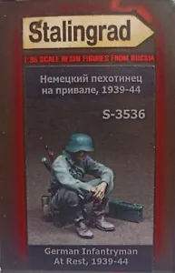 MODELLISMO - German Infantryman at rest 1939-44 - STALINGRAD S-3536 Scala 1/35 - Imagen 1 de 1