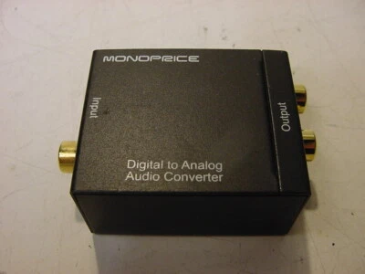 CONVERTIDOR DE AUDIO DIGITAL A ANALÓGICO MONOPRICE - NO INCLUYE CABLE DE ALIMENTACIÓN Foto 1 de 3