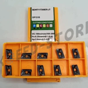 10 STCK. Neu BDMT11T308ER-JT OP1315 BDMT11T308 OKE CNC Hartmetall-Einsätze - Bild 1 von 5