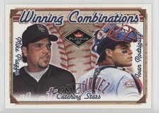 2001 Fleer Platinum Winning Combinations Blue Retail Mike Piazza Ivan Rodriguez
