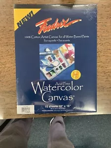 Fredrix Watercolour Canvas Pad 12x16 - Foto 1 di 1