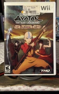 Avatar: The Last Airbender The Burning Earth para Nintendo Wii na caixa com LIMPEZA MANUAL - Imagem 1 de 4